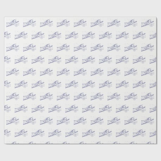 Long Island The Hamptons Map Cadeaupapier (Vlak)