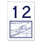 Long Island The Hamptons Map Kaart (Voorkant)