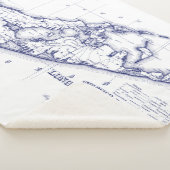 Long Island The Hamptons Map Sherpa Deken (3/4)