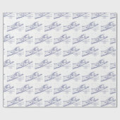 Long Island The Hamptons Map VC 2 Cadeaupapier (Vlak)