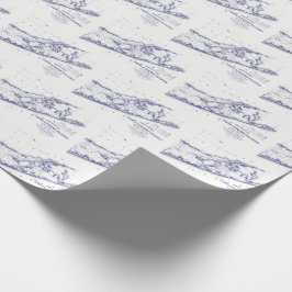 Long Island The Hamptons Map VC 2 Cadeaupapier