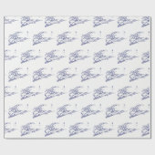 Long Island The Hamptons Map VC Cadeaupapier (Vlak)