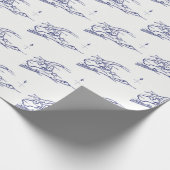 Long Island The Hamptons Map VC Cadeaupapier (Hoek)