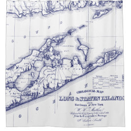 Long Island The Hamptons Map VC Douchegordijn