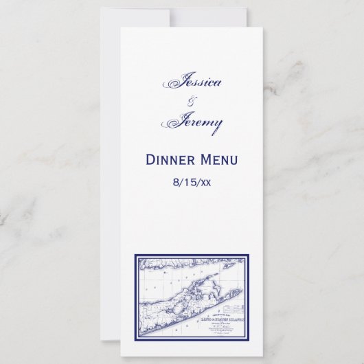 Long Island The Hamptons Map VC Kaart (Voorkant)