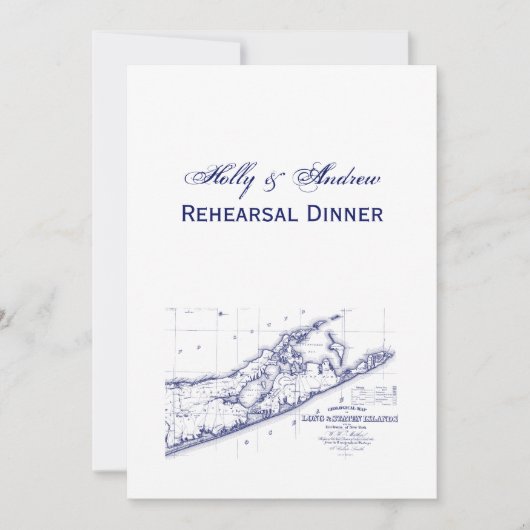 Long Island The Hamptons Map VC Kaart (Voorkant)