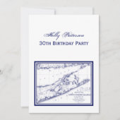 Long Island The Hamptons Map VC Kaart (Voorkant)