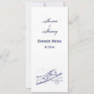 Long Island The Hamptons Map VC Kaart