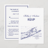 Long Island The Hamptons Map VC RSVP (Voorkant / Achterkant)