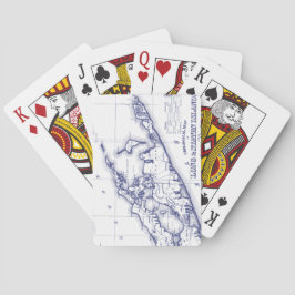 Long Island The Hamptons Map VC Speelkaarten