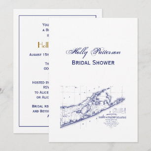 Long Island The Hamptons Map VC Vrijgezellenfeest Kaart