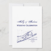 Long Island The Hamptons Map VC Wedding Kaart (Voorkant)