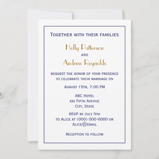 Long Island The Hamptons Map VC Wedding Kaart (Achterkant)