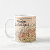 Long Island Vintage Kaart Mok (Links)