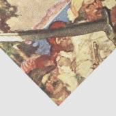 “Long John Silver” Piratenkunst van Louis Rhead Tissuepapier (Detail)