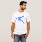 Long Jump - Baby Blue T-shirt (Voorkant volledig)