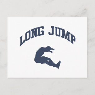 Long Jump Briefkaart