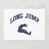 Long Jump Briefkaart (Voorkant)