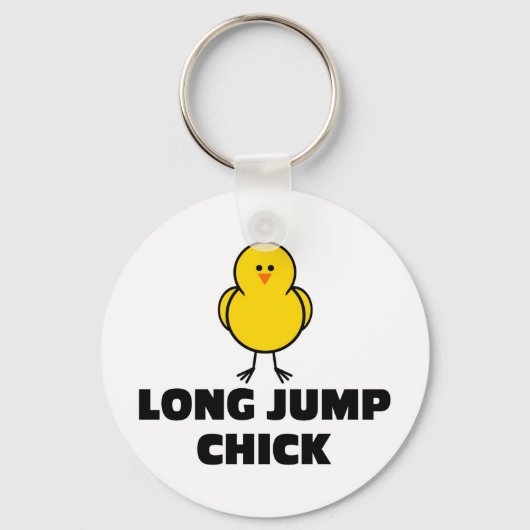 Long Jump Chick Sleutelhanger (Voorkant)