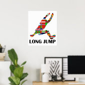 Long Jump Poster (Thuiskantoor)