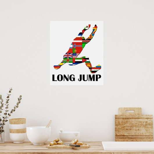 Long Jump Poster (Keuken)
