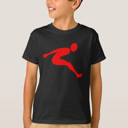 Long Jump - Red T-shirt (Voorkant)