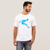 Long Jump - Sky Blue T-shirt (Voorkant volledig)