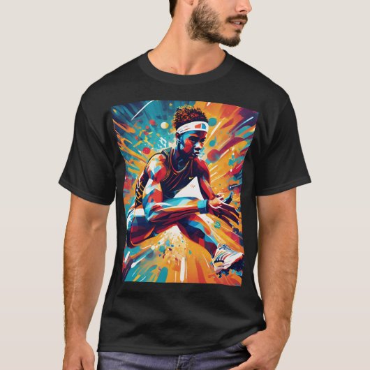 Long Jump Sport T-shirt (Voorkant)