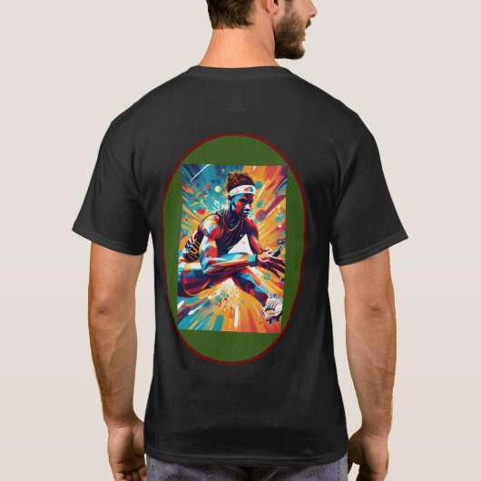 Long Jump Sport T-shirt (Achterkant)