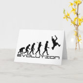 Long Jump Triple Jump Sport Evolution Art Kaart (Gele Bloem)