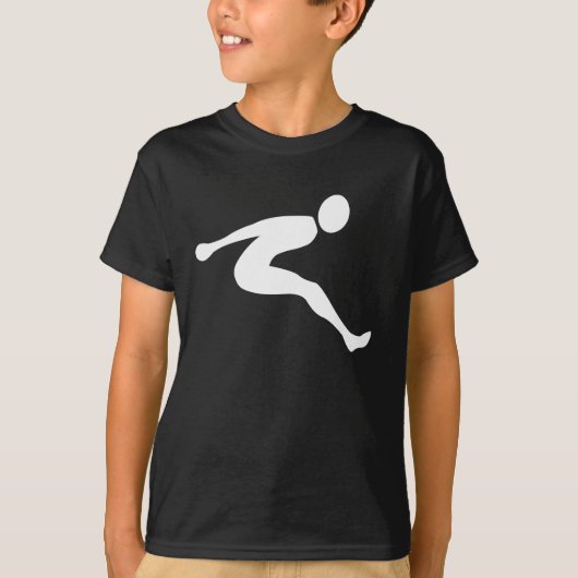 Long Jump - White T-shirt (Voorkant)