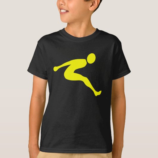 Long Jump - Yellow T-shirt (Voorkant)