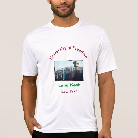 Long Kesh: T-shirt (wit) (Voorkant)