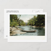 Long Lake, Adirondack Mountains, NY 1906  Briefkaart (Voorkant / Achterkant)