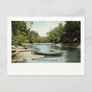 Long Lake, Adirondack Mountains, NY 1906 Briefkaart