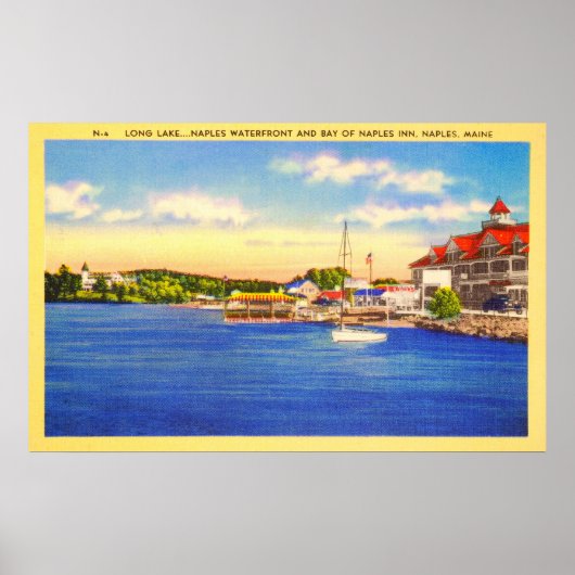 Long Lake - Napels Waterfront & Bay of Napels Inn Poster (Voorkant)