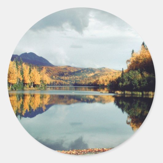 Long Lake State Park Ronde Sticker (Voorkant)