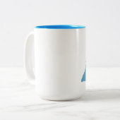 Long Lake, Vicksburg, Michigan Tweekleurige Koffiemok (Voorkant links)