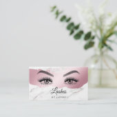 Long Lash Extension Make-up Artist Mooi Oog Visitekaartje (Staand voorkant)