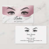 Long Lash Extension Make-up Artist Mooi Oog Visitekaartje (Voorkant / Achterkant)