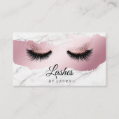 Long Lash Extension Makeup Artist Roos Gold Visitekaartje (Voorkant)