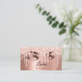 Long Lash Extension Makeup Artist Roos Gold Visitekaartje (Staand voorkant)