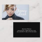 Long Lashes Eyelash Extensions make-up Artist Visitekaartje (Voorkant / Achterkant)