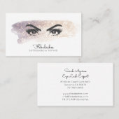 Long Lashes Eyes Brows Lash Specialist Visitekaartje (Voorkant / Achterkant)