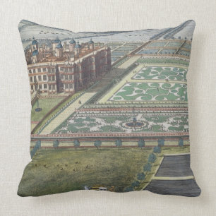 Long Leate gegraveerd door Johannes Kip (c.1652-17 Kussen