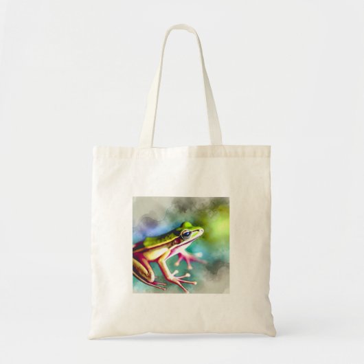 Long legged frog 100924AREF149 - Watercolor Tote Bag (Voorkant)