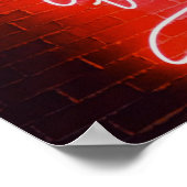 Long Live Bacon Neon Sign Poster (Hoek)