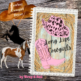 Long Live Cowgirl Rhinestone Notitieboek