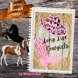 Long Live Cowgirl Rhinestone Notitieboek