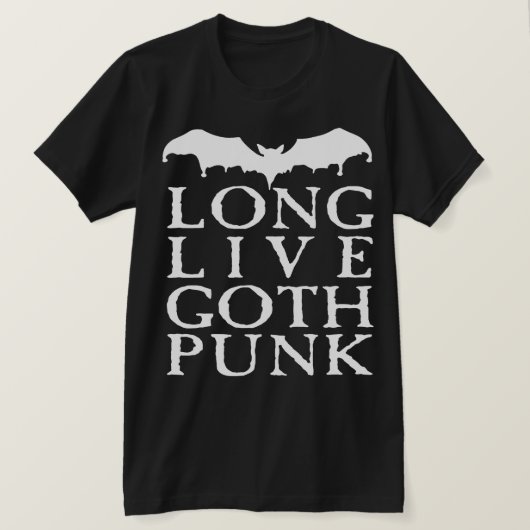 Long Live Gothic Punk T-shirt (Design voorkant)